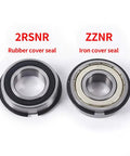 Heavy Duty Deep Groove Ball Bearing With Integrated Snap Ring 35X62X14MM Premium Steel axial lock comparison of rubber and iron seal types