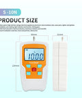Kickass Digital Force Gauge With Hella Accurate Push And Pull Meter features a 124mm x 60mm x 31mm design for tension testing.