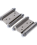 3 Inch Double Action Spring Door Hinge Stainless Steel 2 Pack For Cafe And Saloon Doors Built To Last Heavy Duty Self Closing