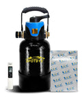 Portable Deionized Water System For Car Wash And Auto Detailing Features Heavy Duty Mixed Bed Resin with control valve and resin pack.