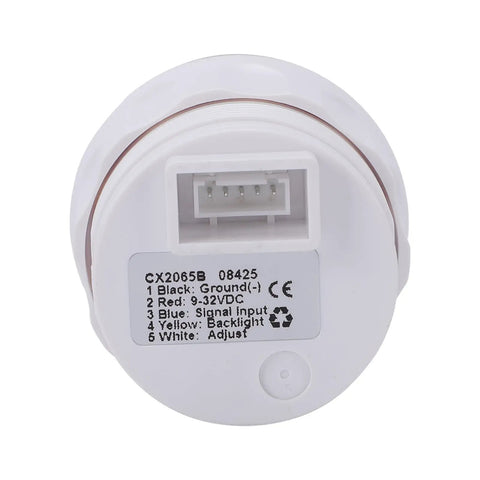 Slick Marine Fuel Level Sensor And Dashboard Gauge 240 To 33 Ohm With Rust Proof Stainless Sender 152 mm rear view wiring ports