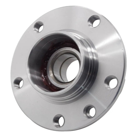 Rear Wheel Bearing And Hub Assembly Left Or Right Side Built Like A Tank For Daily Drivers And Weekend Warriors Zero Play Guaranteed For A Smooth Cruise close-up view of steel hub with bearing.