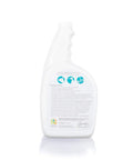 Back label of Oil Finish Wood Floor Maintenance Refresher 32 Oz bottle, detailing instructions and benefits for hardwood floor care.