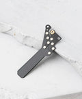 No Sweat Shutter Blade Replacement Kit For Canon Dslr Repair showing precision aluminum blade on a light surface.