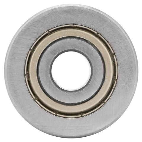 Heavy Duty Sealed V Groove Ball Bearing With 12mm Bore And 41mm Outer Diameter Precision Heat Treated Steel showing smooth surface design.