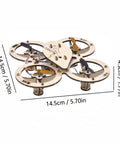 DIY Wooden RC Drone Kit For Adults And Beginners Build Your Own Quadcopter With Gyroscope Remote Control 3D Building Blocks