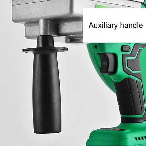 High Performance Automatic Electric Wire Threader Machine With 550Nm Torque And High Speed 131 Fpm Threading showing auxiliary handle for stability.