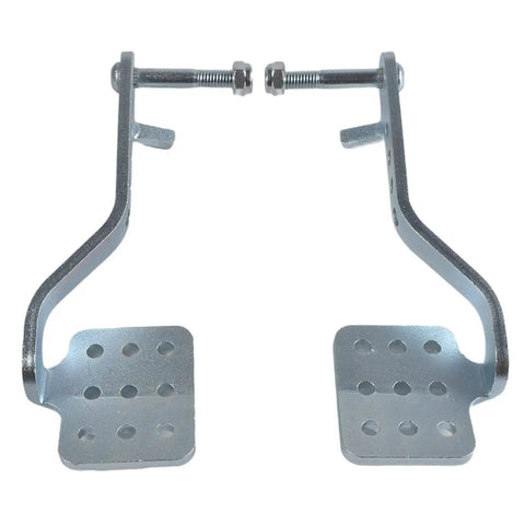Go Kart Steering Spindle Bracket Set Heavy Duty Five Eighth Inch Axle And Four And A Half Inch Long Brake And Throttle Pedal Kit Fits Predator 212cc 196cc 301cc 420cc Yerf Dog Manco Azusa Go Kart Parts Silver.