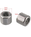 Heavy Beefed Up One Way Clutch Rollers With Zero Drama Swap 8MM Bore And 14MM Outer Diameter 12MM Width Chrome Steel Needle Bearings