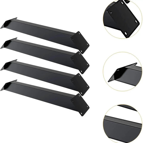 Heavy Duty 45 Degree Steel Pergola Bracket Kit Corner Bracket For Pergolas Gazebos Treehouses Terraces And Cabins 4 Pieces No Cutting Required Quick And Easy Install Black