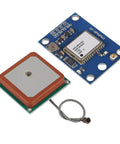 Neo 6M GPS Module Flight Controller With Large Antenna For EEPROM And APM 2.5 Compatible System 3V To 5V Power RS232 TTL Interface 9600 Baud LED Indicator Data Backup Battery Great For Hobbyist Drones And DIY RC Builds module and antenna