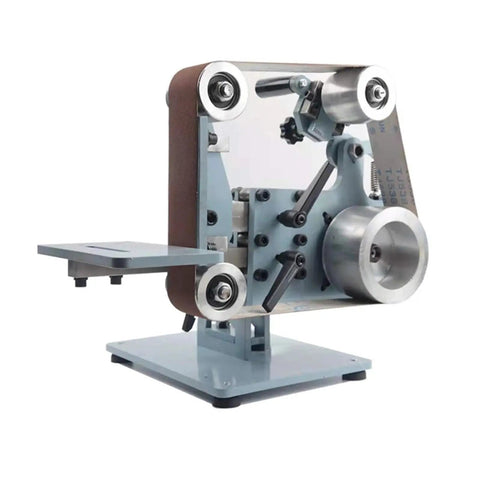 Heavy Duty 750W Electric Belt Grinder And Sharpener With Built Like A Tank Steel Frame and 915X50MM dual purpose polisher.
