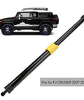 Road Tough Rear Gate Lift Support Strut Oem Replacement Gas Spring Shock Absorber Tailgate Hatch Stay Rod For Toyota Fj Cruiser 2007 To 2014 Models Smooth Swap with yellow highlight.