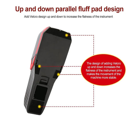 Boss Level Digital Stud Finder Wall Scanner Dead On Detection for deep wood, metal pipes, and live AC wires with Velcro design.
