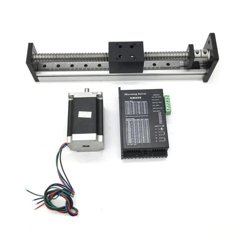 Heavy Duty 42MM Wide Linear Guide Actuator Featuring Badass SFU Ball Screw Slide Stage For CNC Kits, motor and driver included.