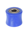 Bombproof 10mm Nylon Chain Roller Tensioner Slider Kit For Mini Motorcycle Dirt Bike ATV Go Kart Concave Guide Wheel Pulley Blue heavy duty nylon roller with steel bearings