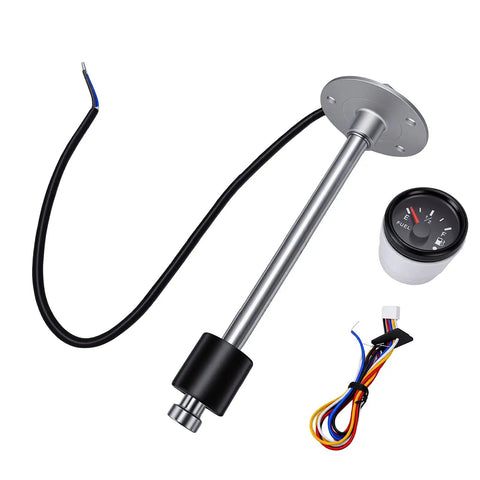 Hella Reliable 316 Stainless Steel Fuel Level Sending Unit And Dash Gauge Kit For Boats Trucks Rv And Tractors 240 To 33 Ohm System.