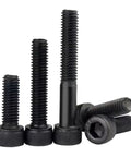 12.9 Grade M2.5 X 25mm Hex Socket Head Cap Screws Black Oxide Alloy Steel Metric Machine Bolts Set Of 30 Pieces in various lengths.