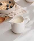 13oz Creamer With Handle Ceramic Pitcher For Coffee, Milk, Syrup And Sauce, Multipurpose Stoneware Jug For Serving Beverage
