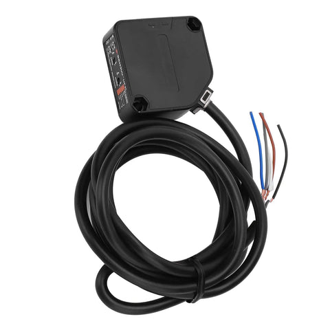 Diffuse Reflection Photoelectric Switch Proximity Sensor For Level Detection And Control, 24 To 240V, BEN300, coiled cable view