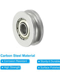 Slick As A Whistle V Groove Bearing 10 Pack Carbon Steel Guide Pulley 3mm inner bore 12x4mm width for smooth linear motion.