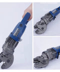 Heavy Duty Electric Rebar Cutter Portable Hydraulic Steel Cutting Tool for 4 to 18mm, 950W, Pro Grade, multiple angles