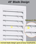 Professional Grade Return Air Grille With Slick Magnetic Latch Louvered Access Door Built In Dust Filter For Attic Crawl Space Or Drywall Walls No Sweat Setup Gray Handle Unit with 45-degree blade design.