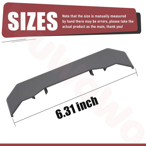 4 Pack Channel End Caps For Gladiator Track System Tough Durable End Covers That Protect Sharp Track Edges size details