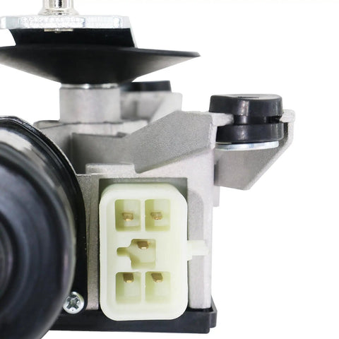 Built Tough Front Windshield Wiper Motor Plug And Play Swap For Cadillac Chevrolet GMC Replaces 15740719 Wpm158 5 Pin Connector Delay Module close-up of connector