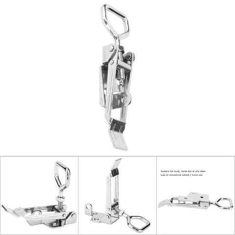 Over Center Latches With Adjustable Triangular Clamp, tough stainless steel toggle latches for doors, cabinets, toolboxes, industrial use