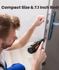 12V Cordless Drill Driver The Go Heavy Lifter With A Zippy 2.0Ah Battery And Lightning Quick Charger, in use installing a door lock.