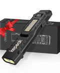 Compact EDC Flashlight With USB C Rechargeable Battery Flat Pocket Design Clip On For Easy Carry Super Bright LED 8 Lighting Modes