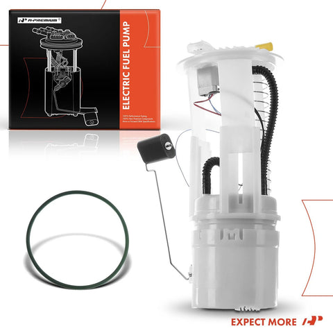 Front view of Fuel Pump Module Assembly With Sending Unit For Dodge Dakota 2005 To 2009 And Mitsubishi Raider 2006 To 2009 3.7L And 4.7L V6 V8 Direct Fit Replacement OE Style Sending Unit Replace 5142218AD