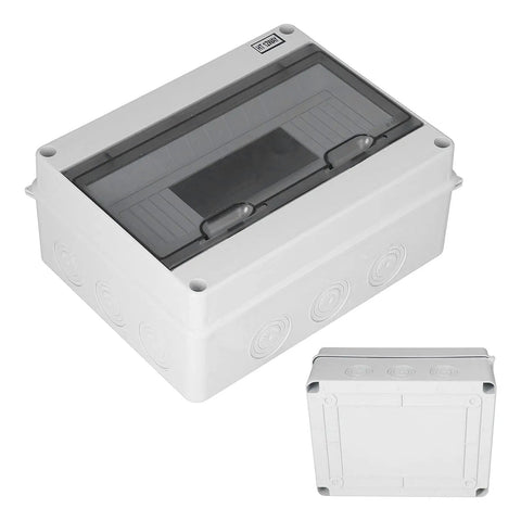 Rugged Weatherproof Junction Box With Transparent Cover For Easy Wiring Monitoring IP65 Sealed Electrical Enclosure For Outdoor Panels