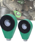 Manual Gearbox Shift Cable Linkage Bushing Kit For Fiat 500 And Ford KA That Eliminates Sloppy Shifting At Both Ends Shifter Lever Repair Replacement Parts Fits Fiat Punto Grande Punto From 2005 To 2018, green pair