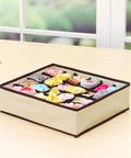 Slick Four Piece Underwear And Bra Storage Box Set Neat Closet Drawer Organizer with colorful folded items in compartments.