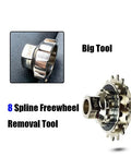Rad Single Speed BMX Freewheel 17T With 30 Point Engagement Threaded 1.37 x 24 TPI 34mm Inner Diameter shown with 8 spline tool