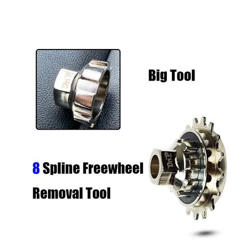 Rad Single Speed BMX Freewheel 17T With 30 Point Engagement Threaded 1.37 x 24 TPI 34mm Inner Diameter shown with 8 spline tool