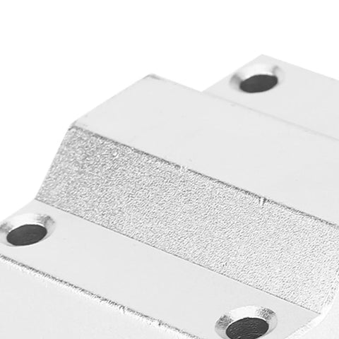 Close-up of Rock Solid Aluminum Alloy Linear Motion Ball Bearing Slide Block showcasing the precise CNC machined surface.