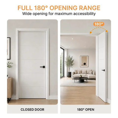 Tough As Nails Concealed Self Closing Door Hinge Satin Gold Hydraulic Adjustable Speed 180 Degree with full 180° opening range.