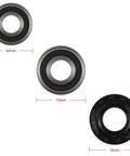 Heavy Duty Front Load Washer Tub Bearings And Seal Replacement Kit in various sizes, 62mm, 72mm, and 76mm for LG and Kenmore machines.
