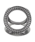Workhorse Grade Plane Thrust Needle Roller Bearing For Industrial Hydraulics And Forging Machines Pre Lubricated Precision Machined Axk150190 150Mm X 190Mm X 7Mm, displaying cylindrical design and needle rollers.