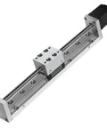 Sick Mini Linear Actuator With Motor And Lead Screw 100 mm Stroke For Diy Cnc Router Xyz Parts, aluminum construction, compact design.