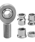Heavy Duty One Inch Chromoly Heim Joint Rod End Kit With Right And Left Hand Threads Plus Tube Adapter Two Pack detailed view of fittings