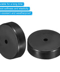 Heavy Duty Neoprene Anti Vibration Rubber Spacers Smooth Out Rattle Noise Rock Solid Isolation Pads 4 Pack, black rubber pads 75mm OD