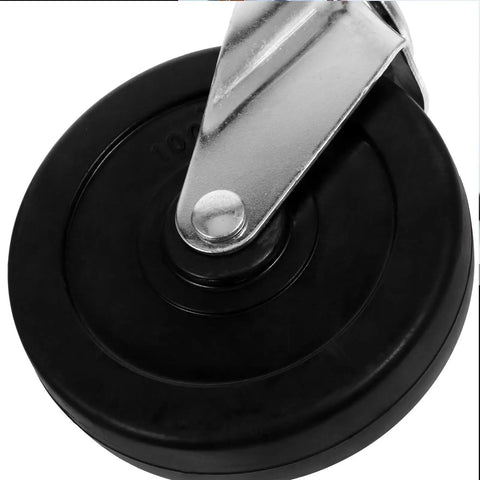 Heavy Duty Metal Fence Gate Wheel With Elastic Support Caster Silent Swivel Technology for smooth operation in residential and commercial settings.