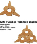 Car Dent Repair Pulling Pads Washer Kit For Auto Body, 100 Pcs Copper Plated Steel Washers with specs shown