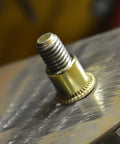 Close-up of Heavy Duty Rivet Nuts Kit Bulk Pack 500 Pcs Threaded Inserts M3 M4 M5 M6 M8 M10 Galvanized Steel Box insert in metal