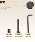 Premium Furniture Replacement Screw Set With M6 Barrel Nuts And Hex Wrench For Baby Crib Assembly kit components including bolts and wrench.