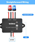 Versatile Flasher Module With 36 Modes, One Button Quick Change, 10 Amp 12-24V DC, for car and motorcycle headlights wiring diagram